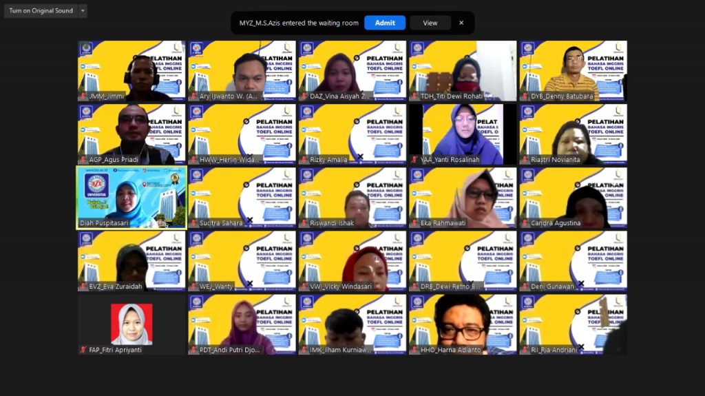 Pelatihan Toefl Online