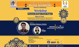 Sambut Bulan Ramadhan, Universitas Nusa Mandiri Kaliabang Beri Pelatihan Secara Daring