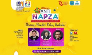 Generasi Mandiri Bebas Dari Narkoba, Universitas Nusa Mandiri Siap Hadirkan Webinar Anti NAPZA