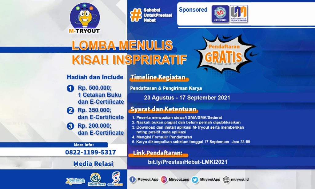 Lomba Menulis Kisah Indpiratif