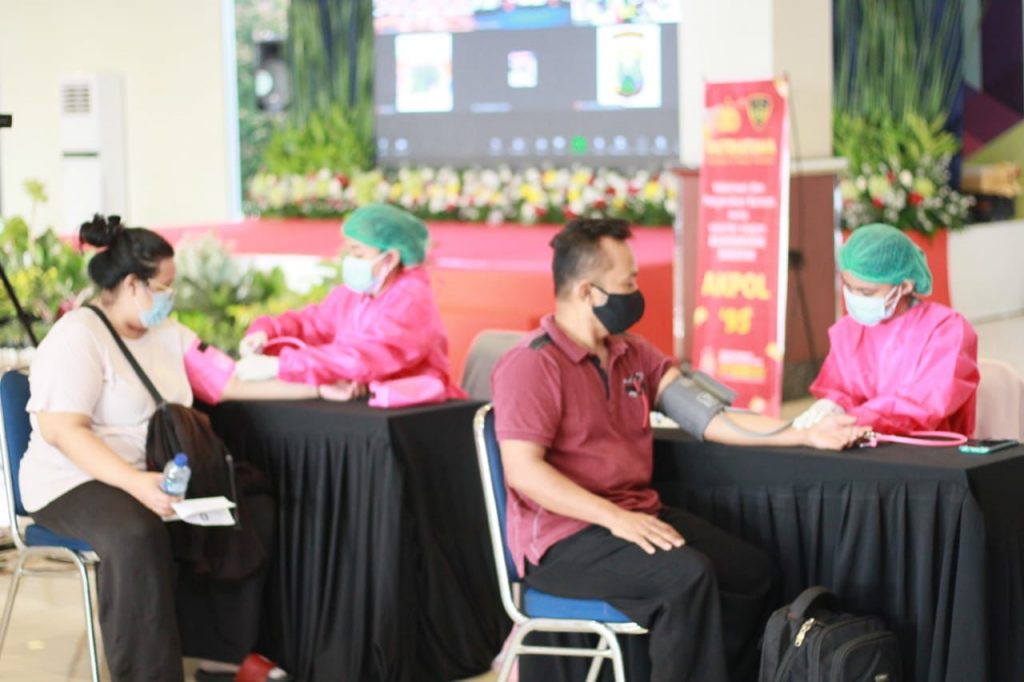 Universitas BSI Ajak Kerja Sama Alumni Akpol 1995 Dalam Pemberian Vaksinasi di UBSI BSI Convention Center