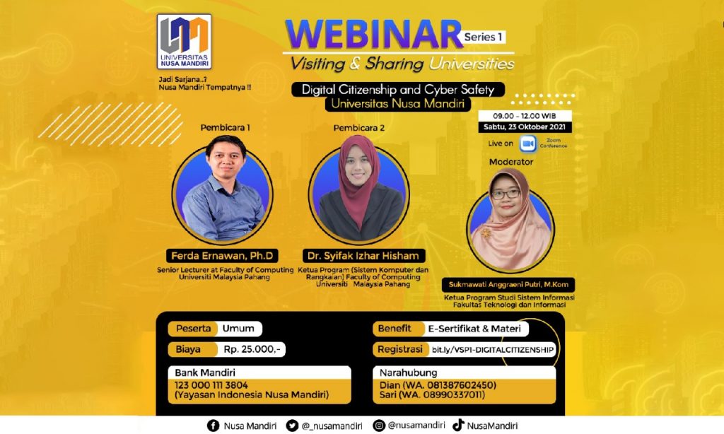 Webinar Visiting dan Sharing