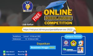 Program Online Scholarship Competition 2022, Cek Di sini!