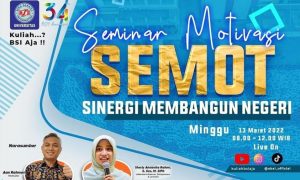 Semot 2022, Hadir Untuk Memotivasi Mahasiswa Baru Universitas BSI