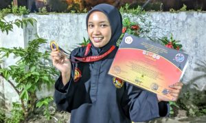 Nur Khofifah, Atlet Pencak Silat Universitas Nusa Mandiri Selalu Optimis Jadi Juara