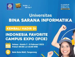 Beri Inspirasi Kepada Siswa SMA, Universitas BSI Hadir di Indonesia Favorite Campus Expo 2023