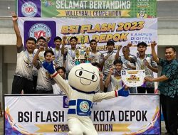 SMK Mekanik Cibinong Berhasil Raih Juara 3 Volleyball Competition BSI Flash 2023