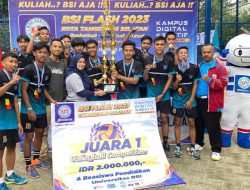 SMK Jaya Buana Kabupaten Tangerang Raih Juara 1 Cabor Voli BSI Flash Sport Competiton