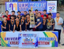 SMA Muhammadiyah 25 Pamulang Jadi Juara 3 Kejuaraan Futsal Nusa Mandiri Kreasi 2023