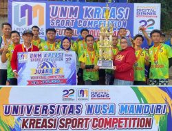 SMKN 2 Kab. Tangerang Juara Tiga Kompetisi Voli Nusa Mandiri Kreasi