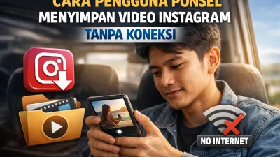 Cara Pengguna Ponsel Menyimpan Video Instagram Tanpa Koneksi