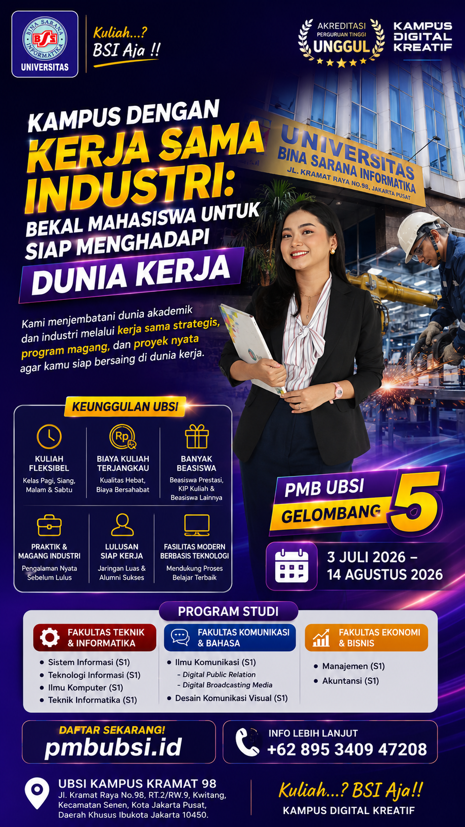 Kampus dengan Kerja Sama Industri