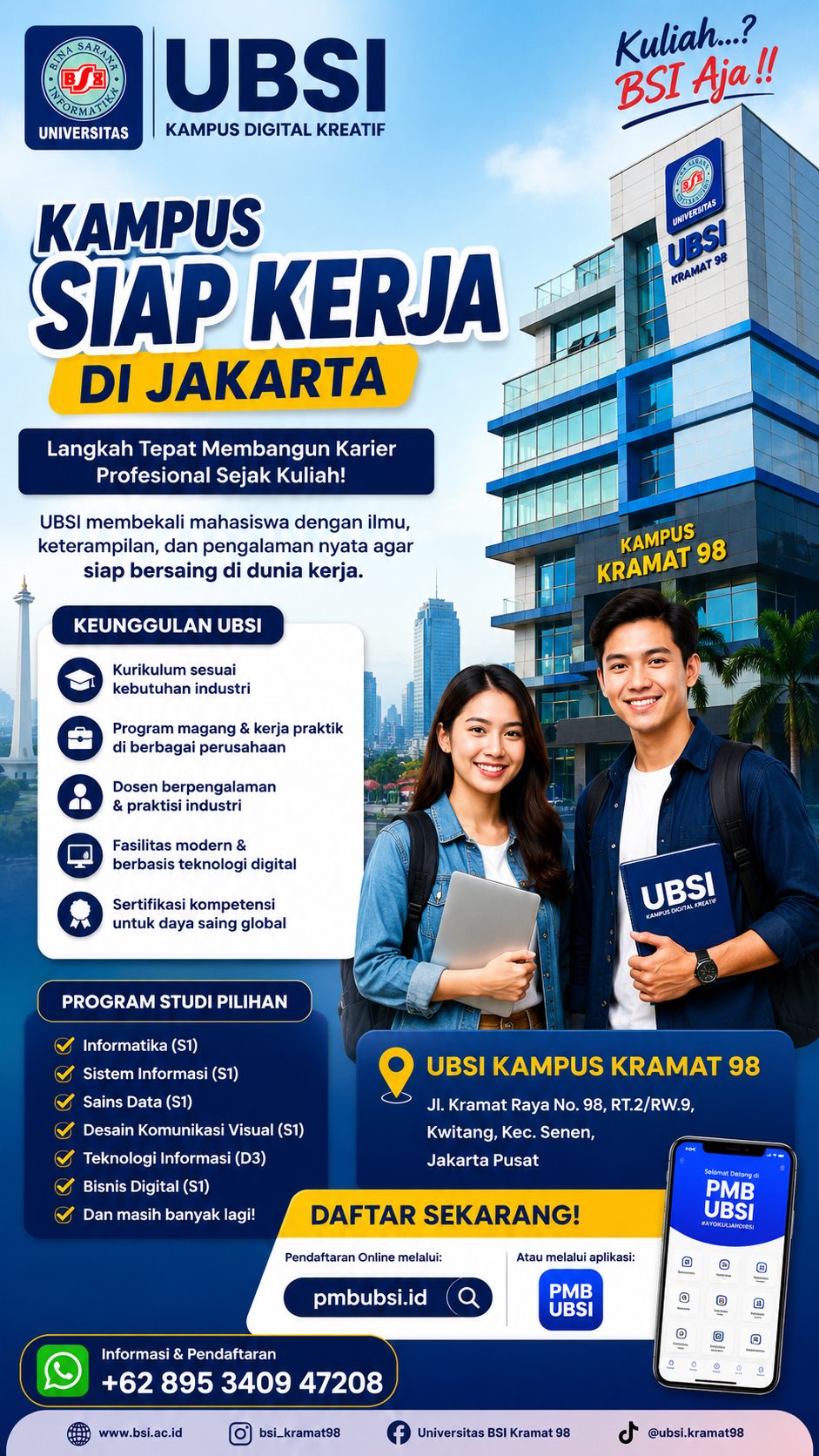 Kampus Siap Kerja di Jakarta