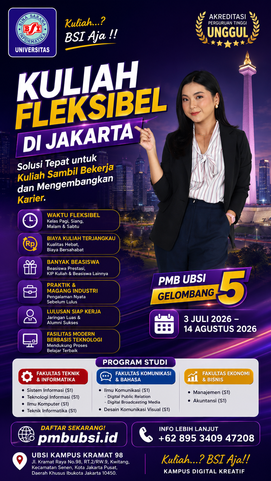 Kuliah Fleksibel di Jakarta