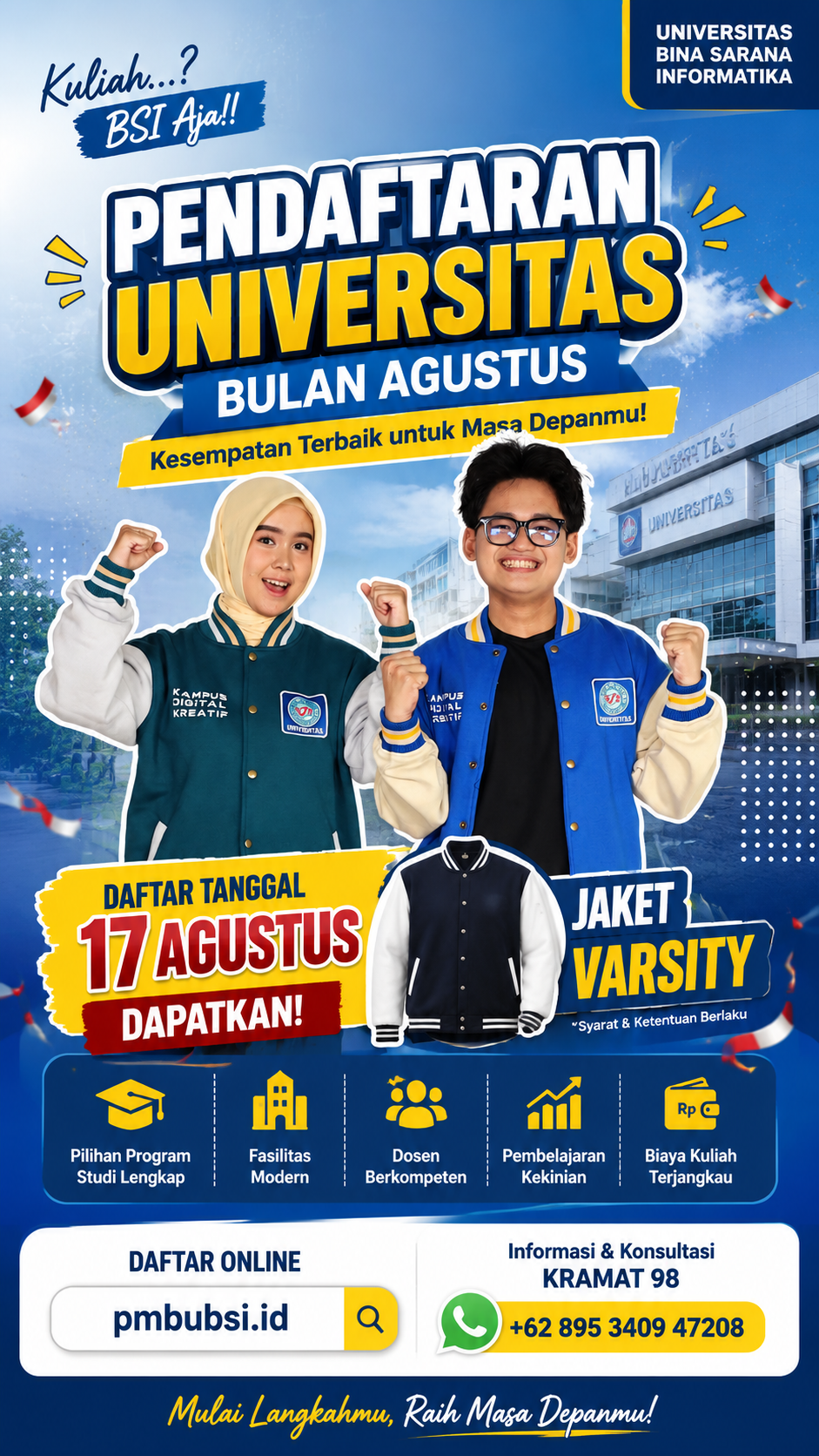 Keuntungan Daftar Kuliah di Agustus
