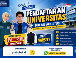 Pendaftaran Universitas Bulan Agustus 2026: Daftar 17 Agustus, Dapat Jaket Varsity