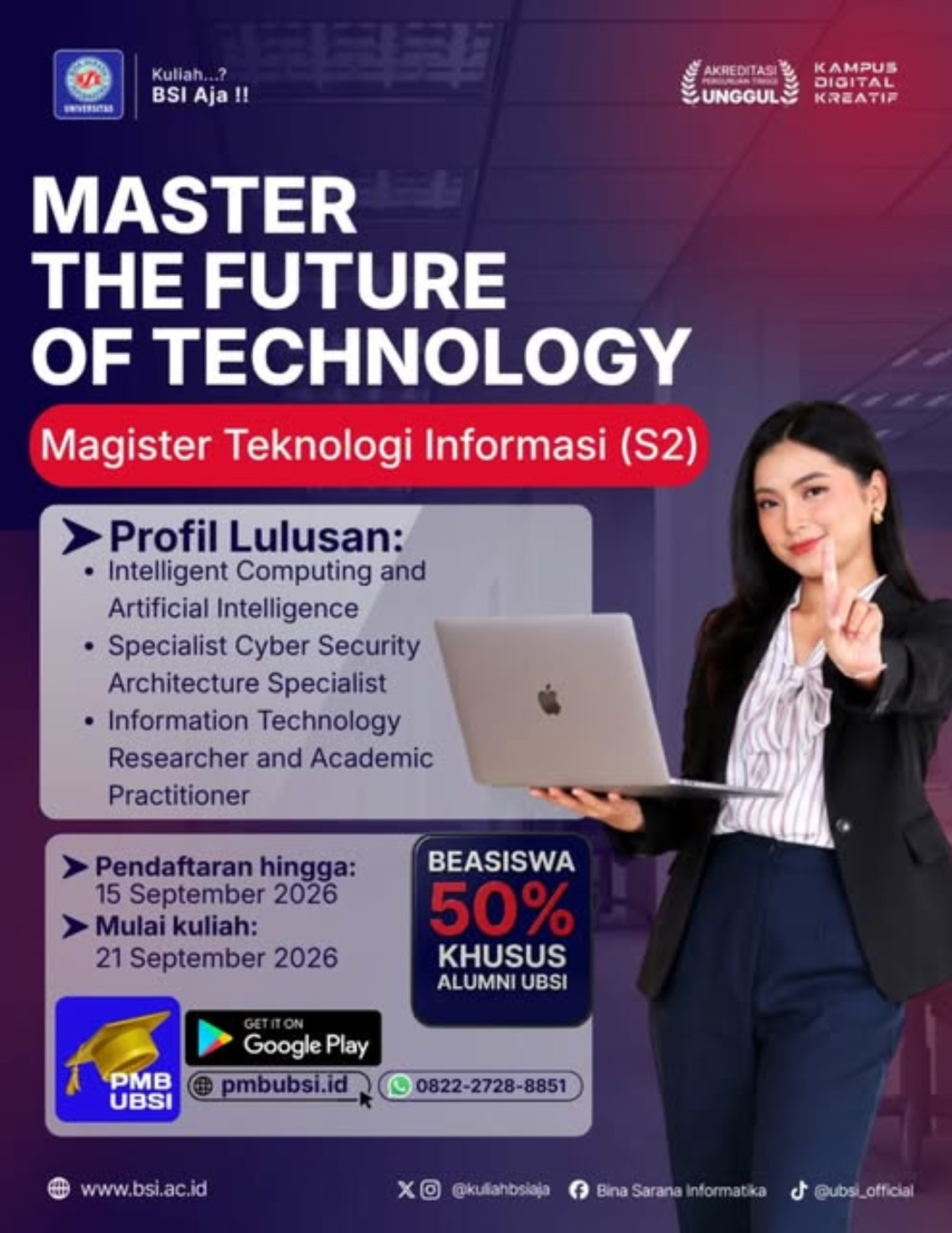S2 Teknologi Informasi di Jakarta
